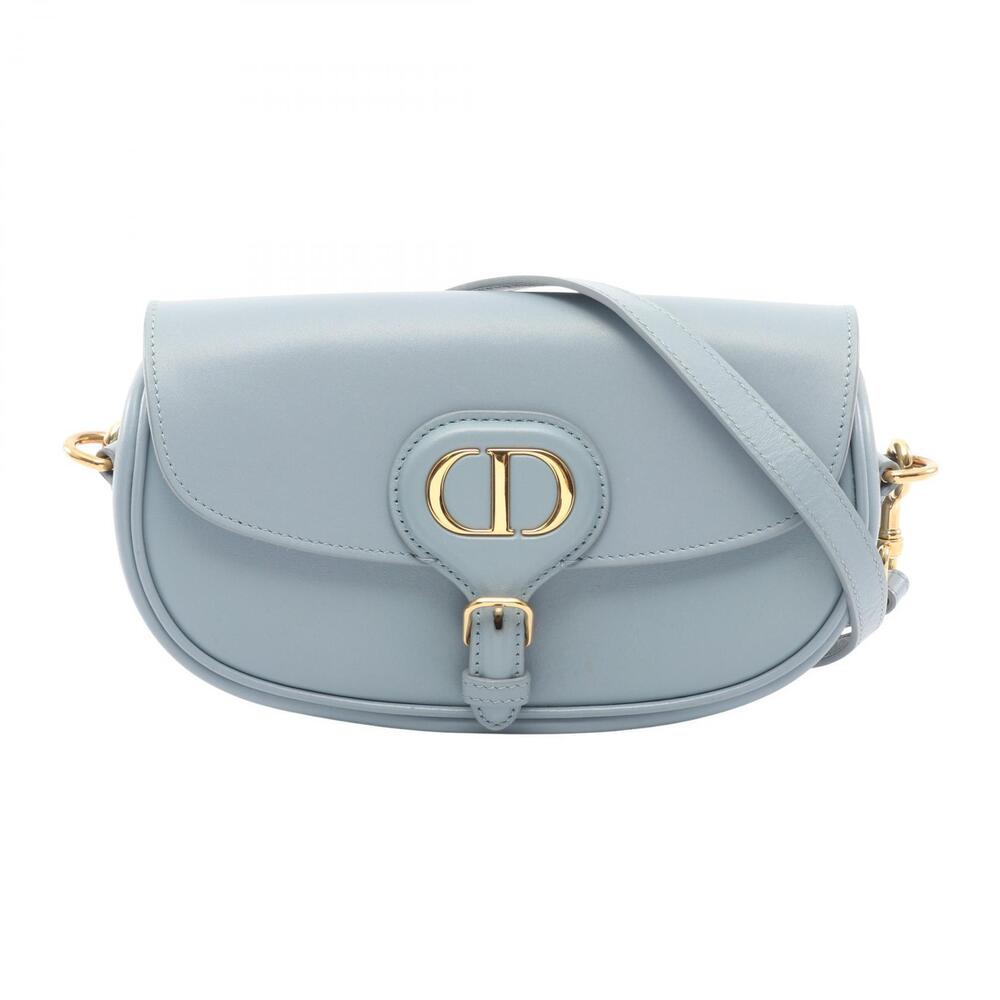 Dior Boy East West Shoulder Bag Leather Blue